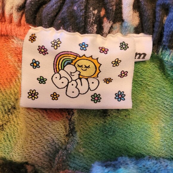 Big Bud Press CROPPED Rainbow Magic Waters Tie Dye Hoodie and Sweat Pants Set - Picture 10 of 11